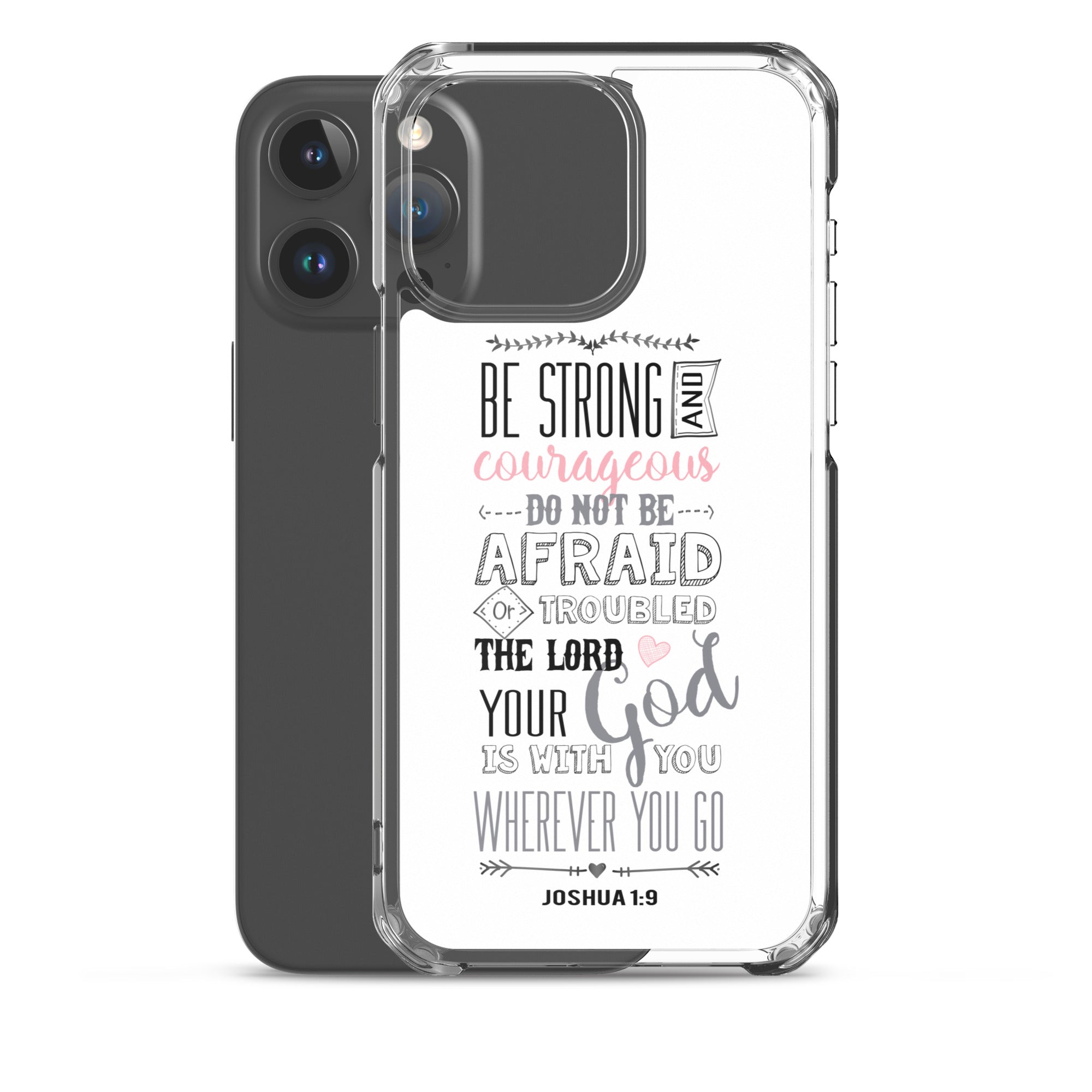 Josua 1:9 Sei mutig und stark - christliche iPhone Handyhülle