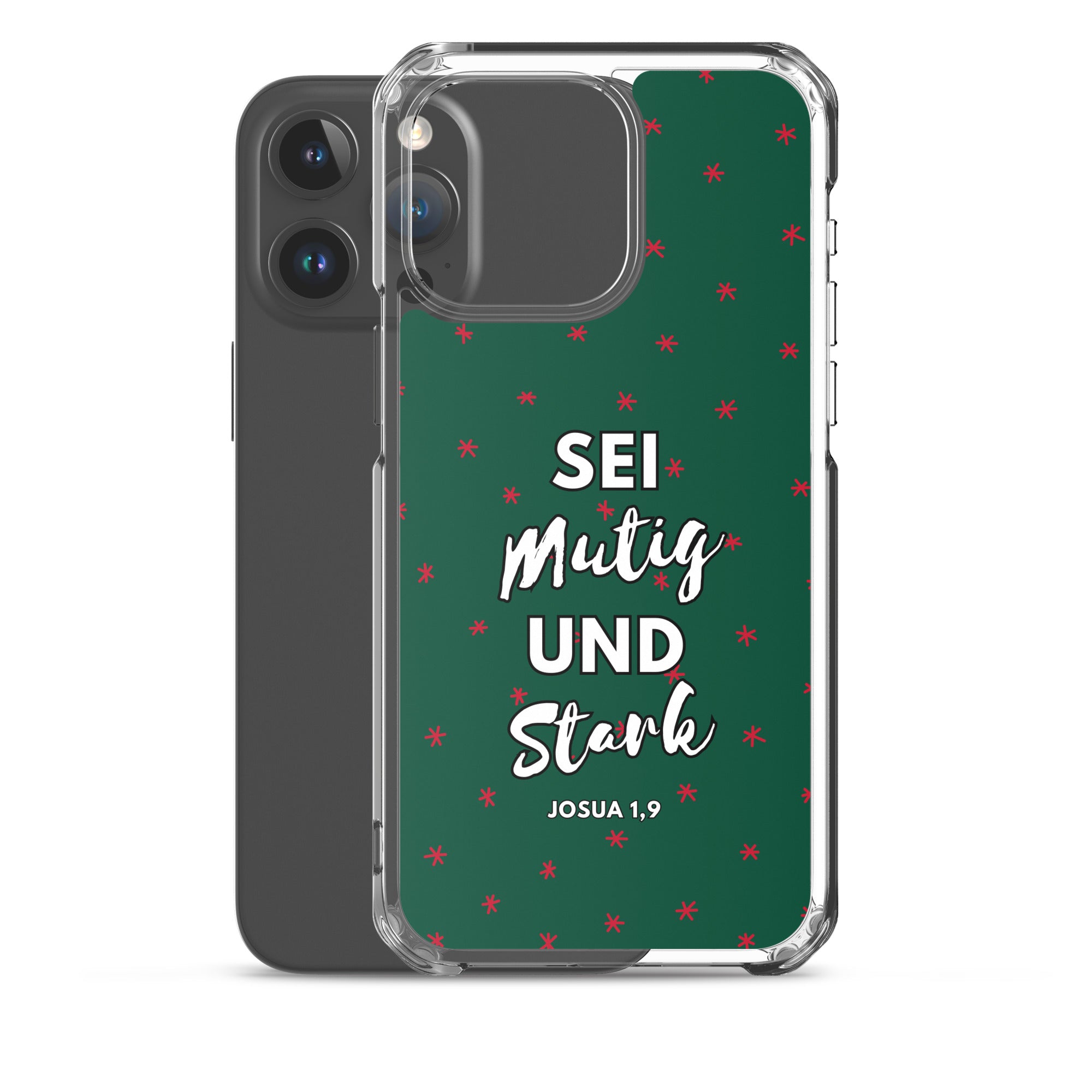 Sei mutig und stark Josua 1,9 iPhone-Hülle