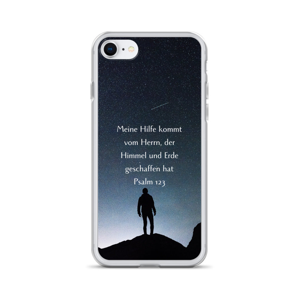 Meine Hilfe kommt vom Herrn Psalm 123 iPhone-Hülle