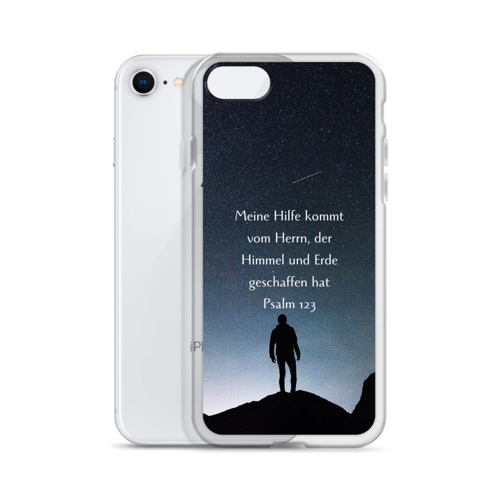 Meine Hilfe kommt vom Herrn Psalm 123 iPhone-Hülle