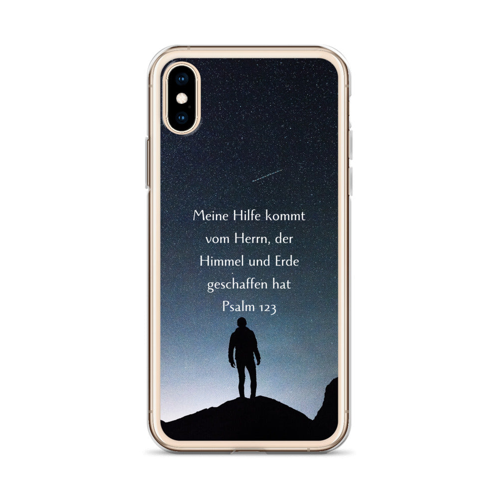 Meine Hilfe kommt vom Herrn Psalm 123 iPhone-Hülle