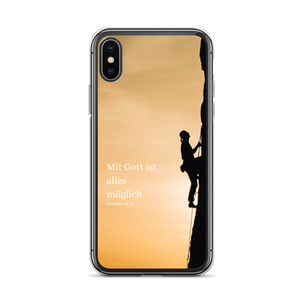 Mitt Gott ist alles möglich iPhone-Hülle