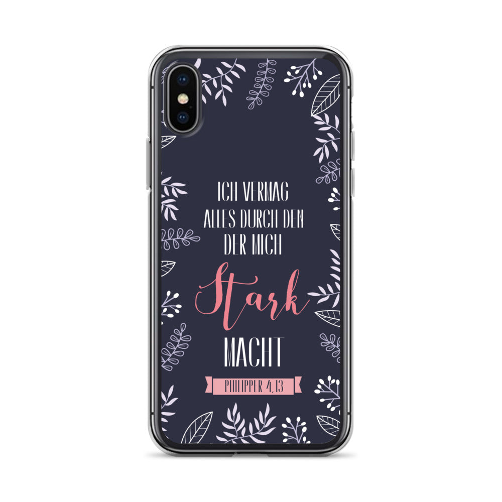 Ich vermag alles durch Christus iPhone-Hülle
