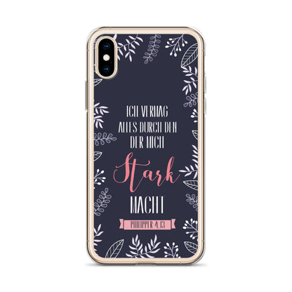 Ich vermag alles durch Christus iPhone-Hülle