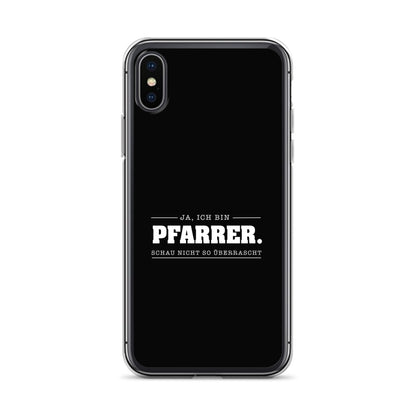 Ja ich bin Pfarrer Schau nicht so überrascht iPhone-Hülle iPhone-Hülle