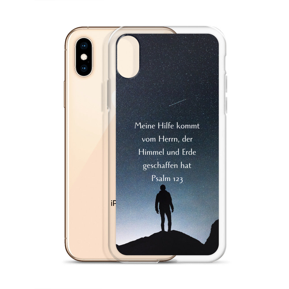 Meine Hilfe kommt vom Herrn Psalm 123 iPhone-Hülle