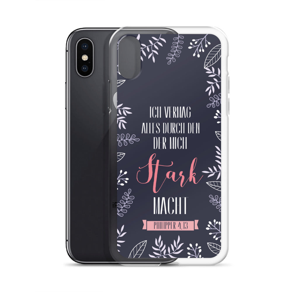 Ich vermag alles durch Christus iPhone-Hülle