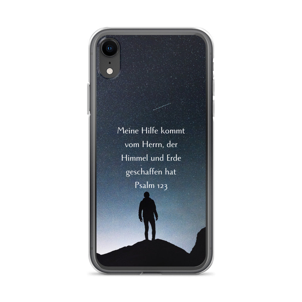 Meine Hilfe kommt vom Herrn Psalm 123 iPhone-Hülle