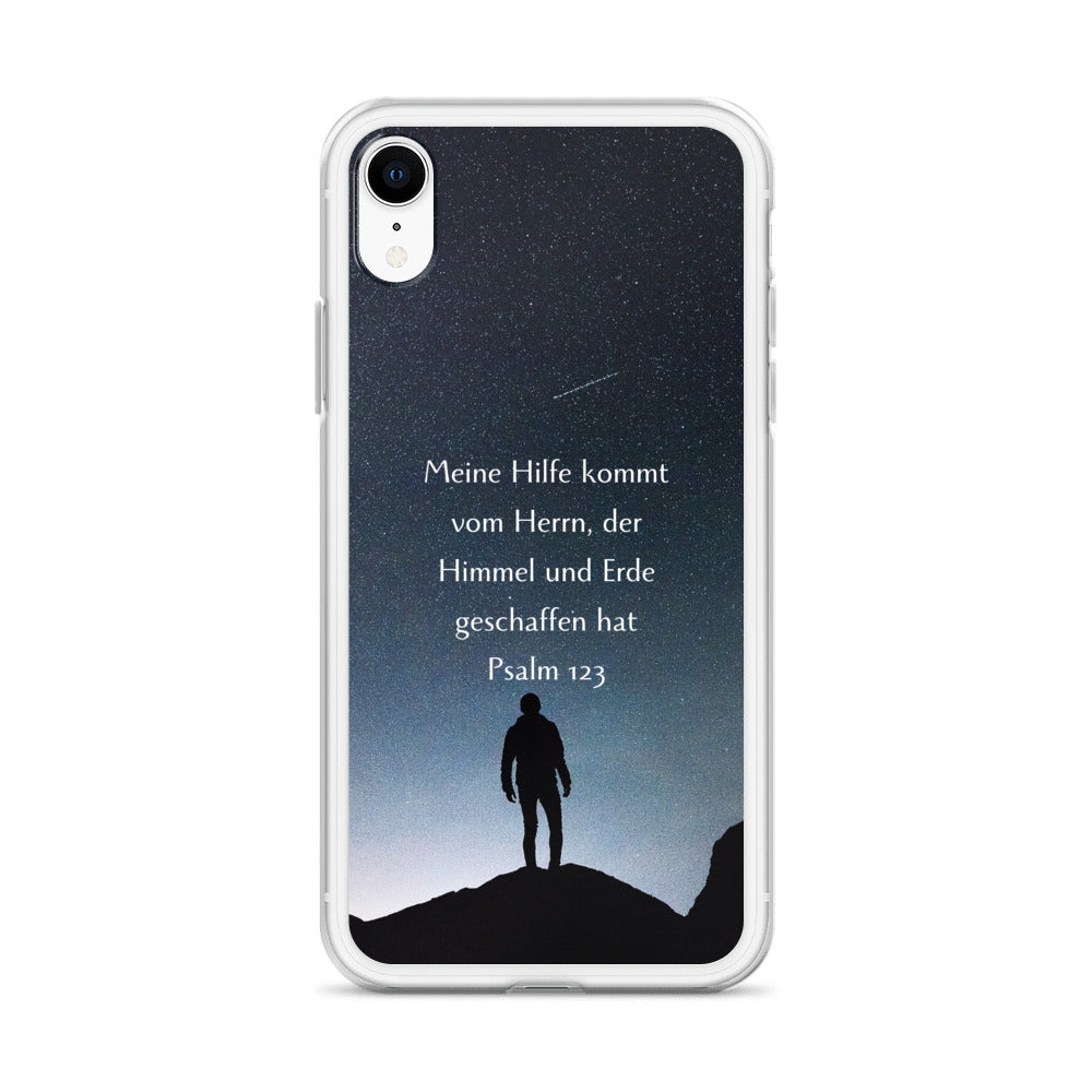 Meine Hilfe kommt vom Herrn Psalm 123 iPhone-Hülle