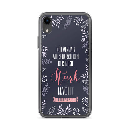 Ich vermag alles durch Christus iPhone-Hülle