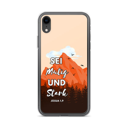 Sei mutig und stark iPhone-Hülle