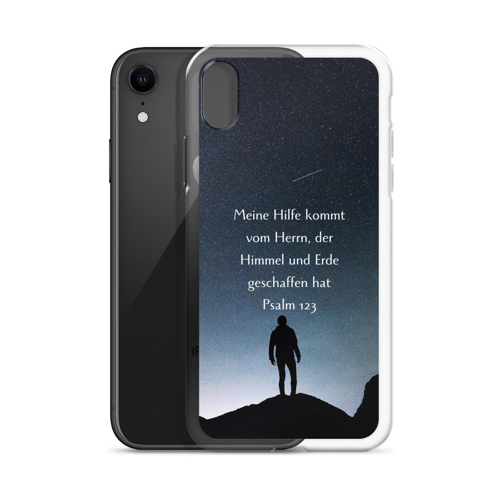 Meine Hilfe kommt vom Herrn Psalm 123 iPhone-Hülle