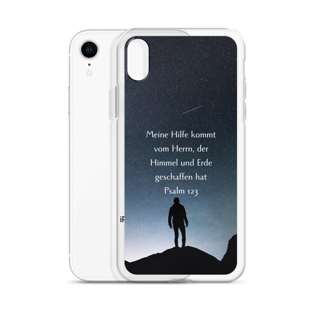 Meine Hilfe kommt vom Herrn Psalm 123 iPhone-Hülle