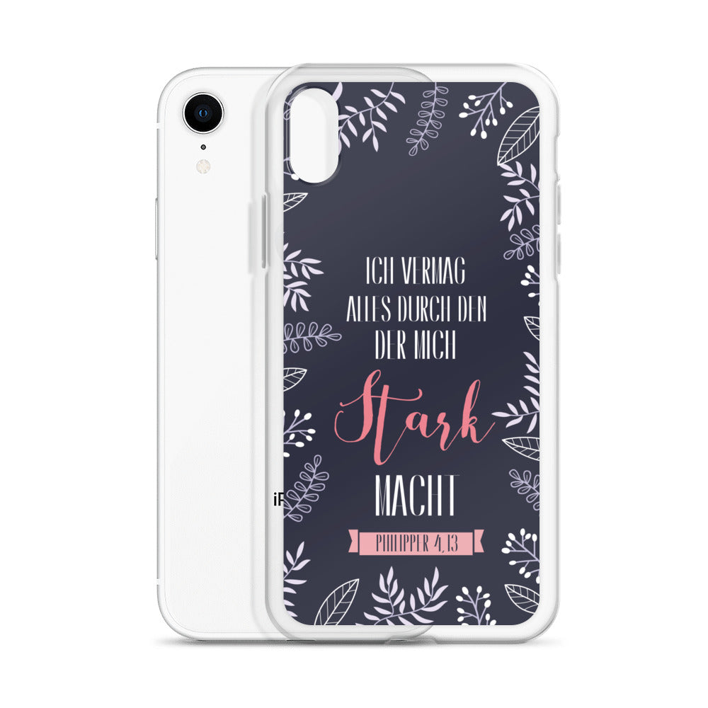 Ich vermag alles durch Christus iPhone-Hülle