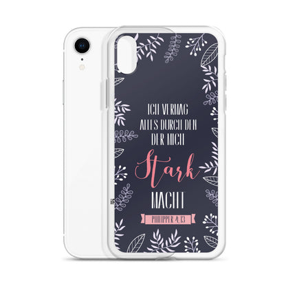 Ich vermag alles durch Christus iPhone-Hülle