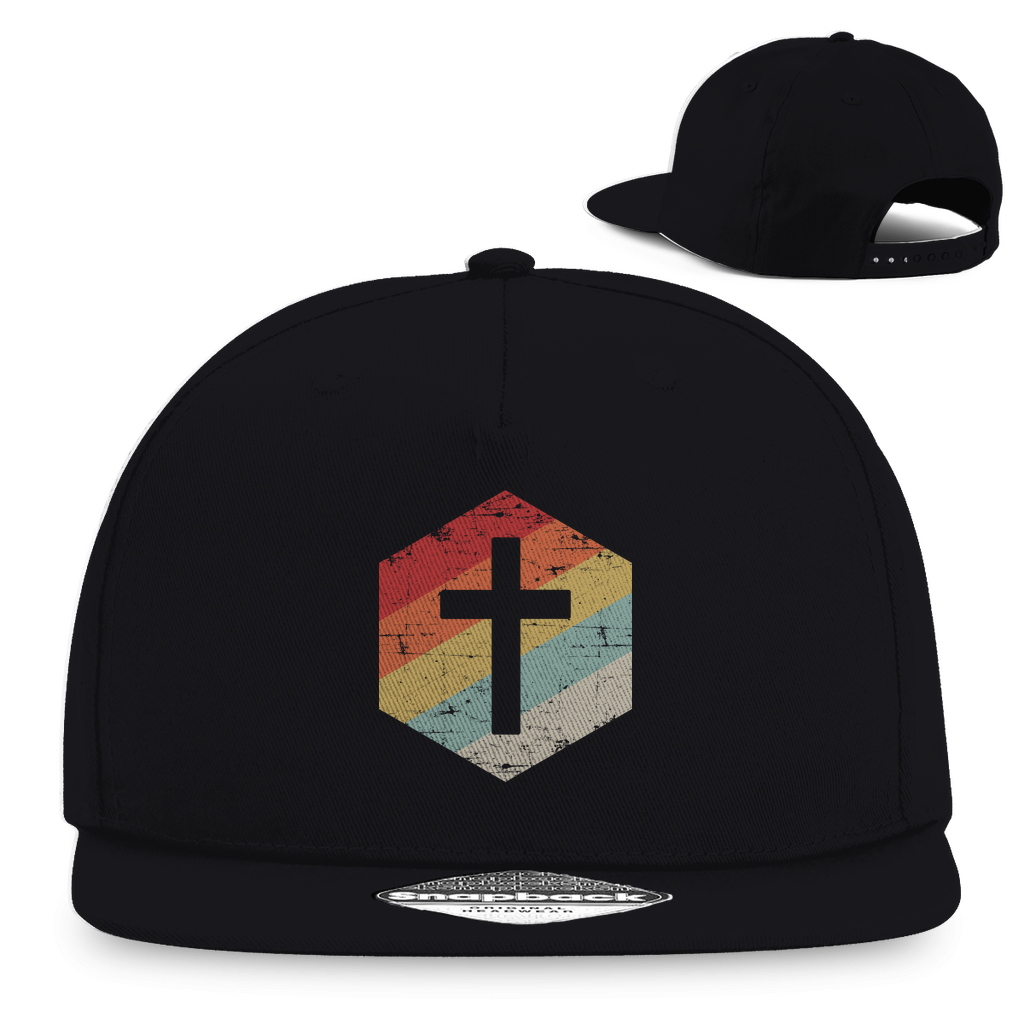 Retro Kreuz christliche Snapback Cap