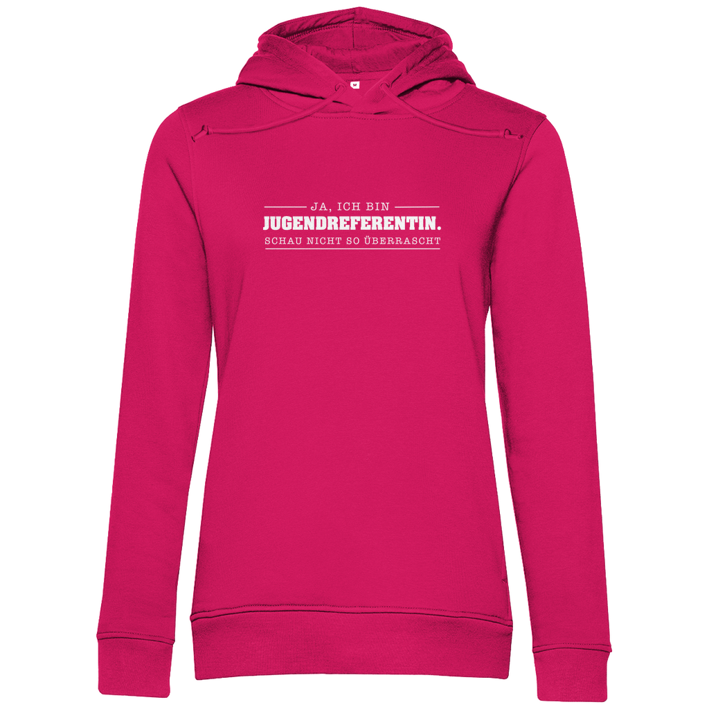 Ja ich bin Jugendreferentin schau nicht so überrascht christlicher Damen Premium Bio Hoodie