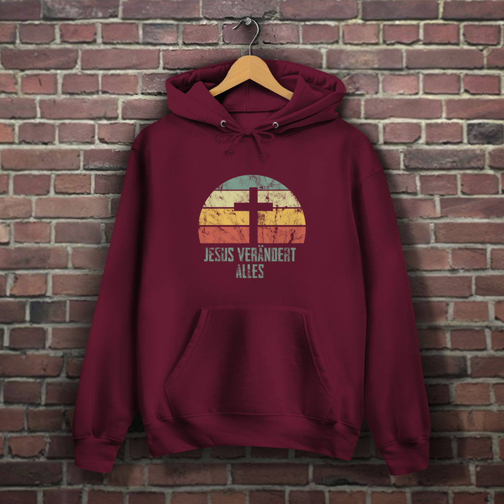 Jesus verändert alles - Christlicher Damen Hoodie