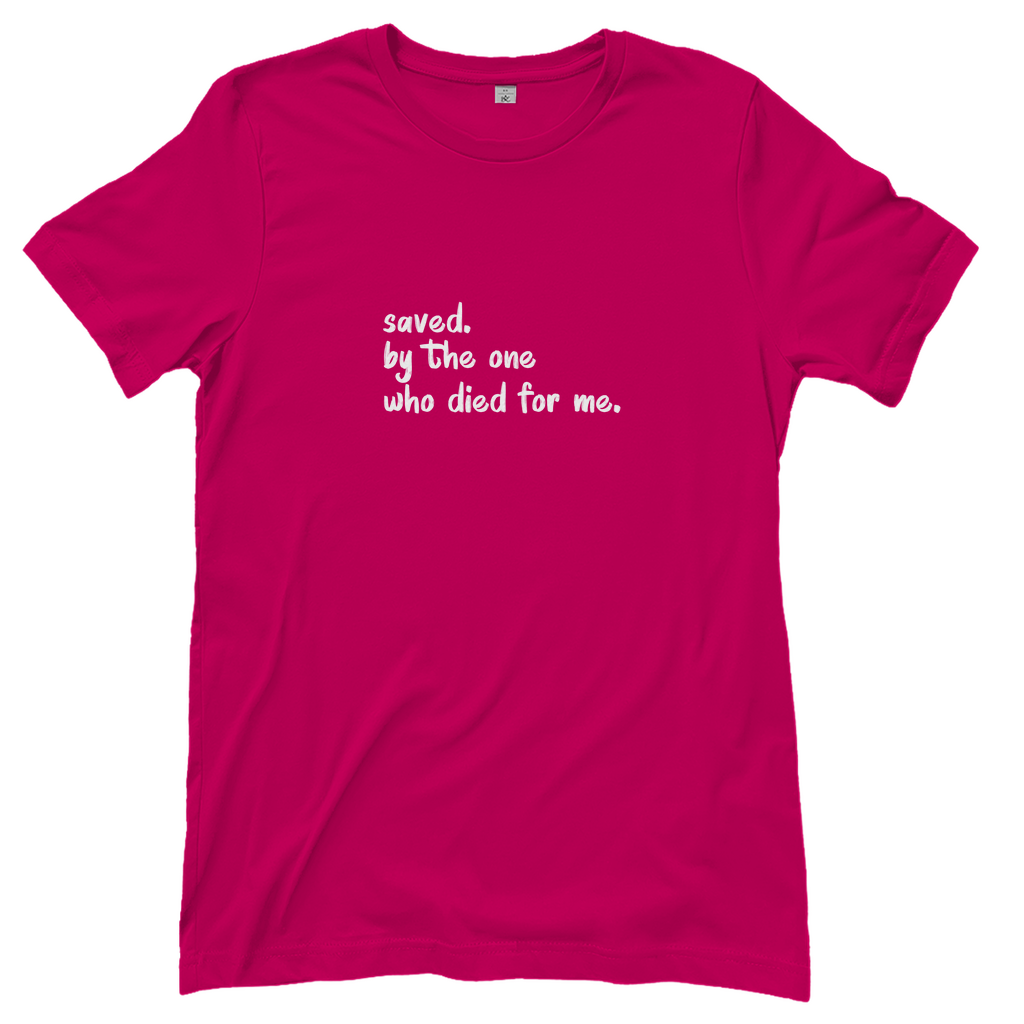 Saved christliches Damen T-Shirt