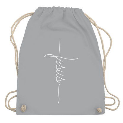 Jesus Logo christlicher Turnbeutel
