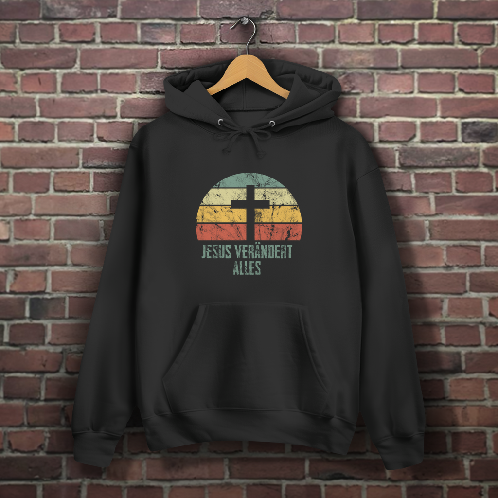 Jesus verändert alles - Christlicher Damen Hoodie
