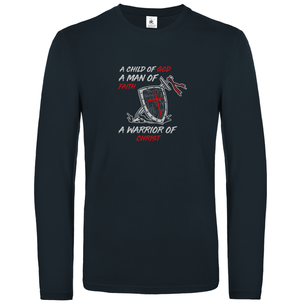 Child of God Man of Faith christliches Unisex Langarmshirt
