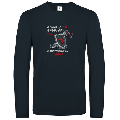 Child of God Man of Faith christliches Unisex Langarmshirt