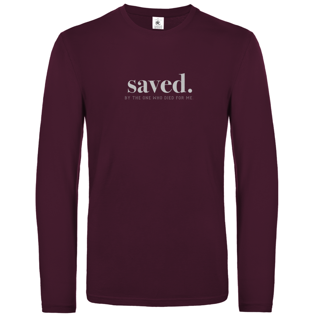 Saved christliches Unisex Langarmshirt