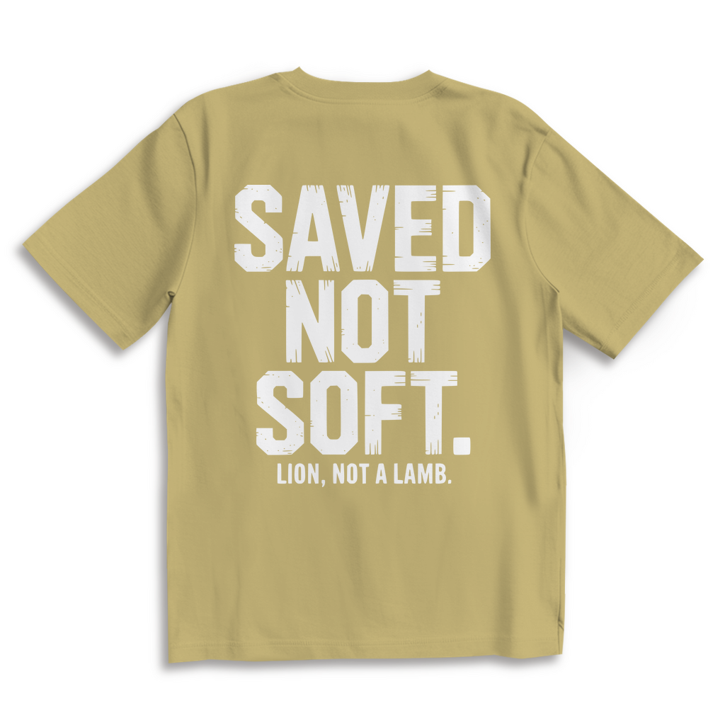 Saved not Soft - Oversize Backprint T-Shirt