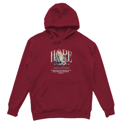 Hope Faith in full bloom - Christlicher Unisex Oversize Hoodie