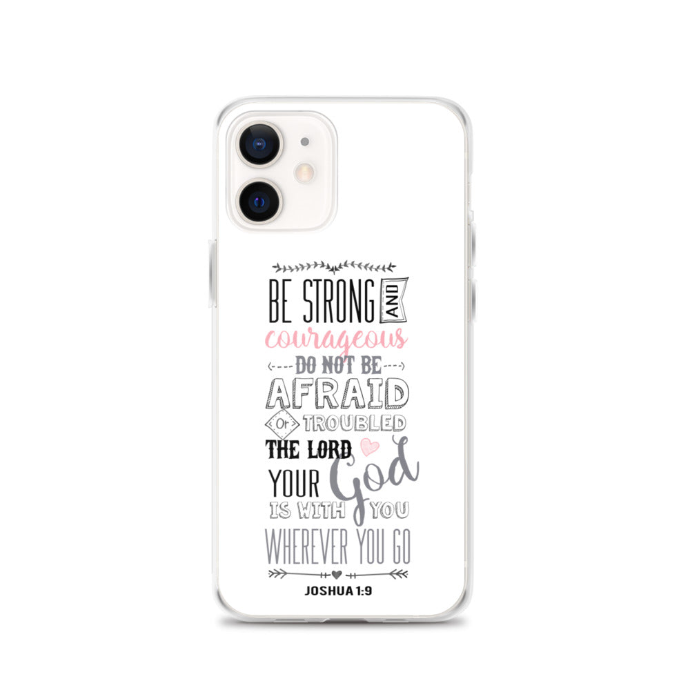 Josua 1:9 Sei mutig und stark - christliche iPhone Handyhülle