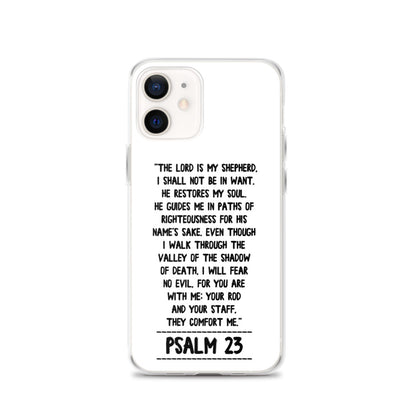 The Lord is my Shepherd Psalm 23 iPhone Hülle