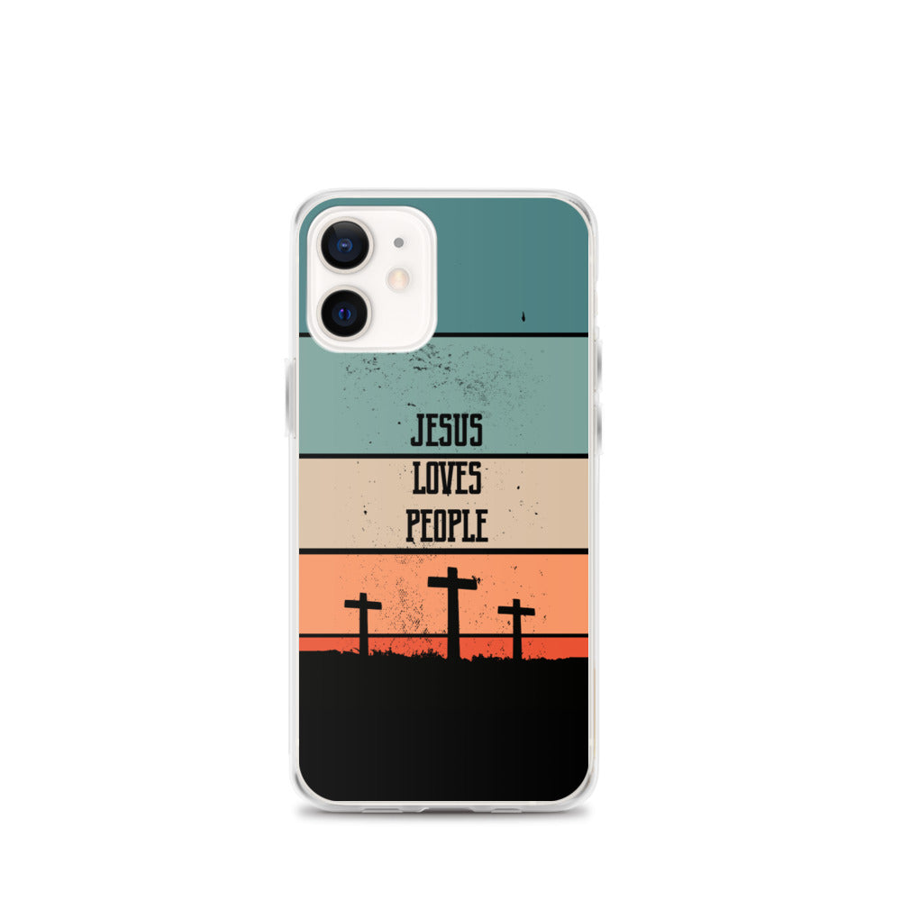 Jesus loves People iPhone Hülle