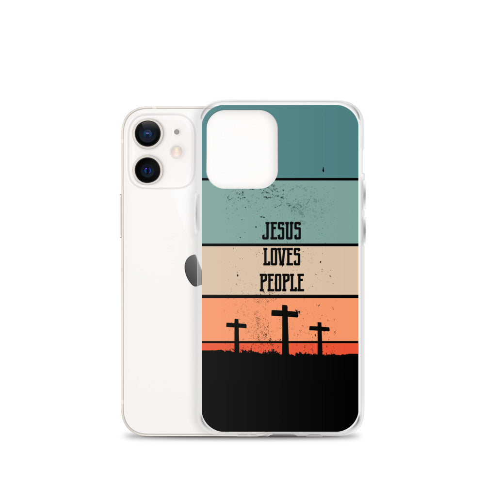 Jesus loves People iPhone Hülle