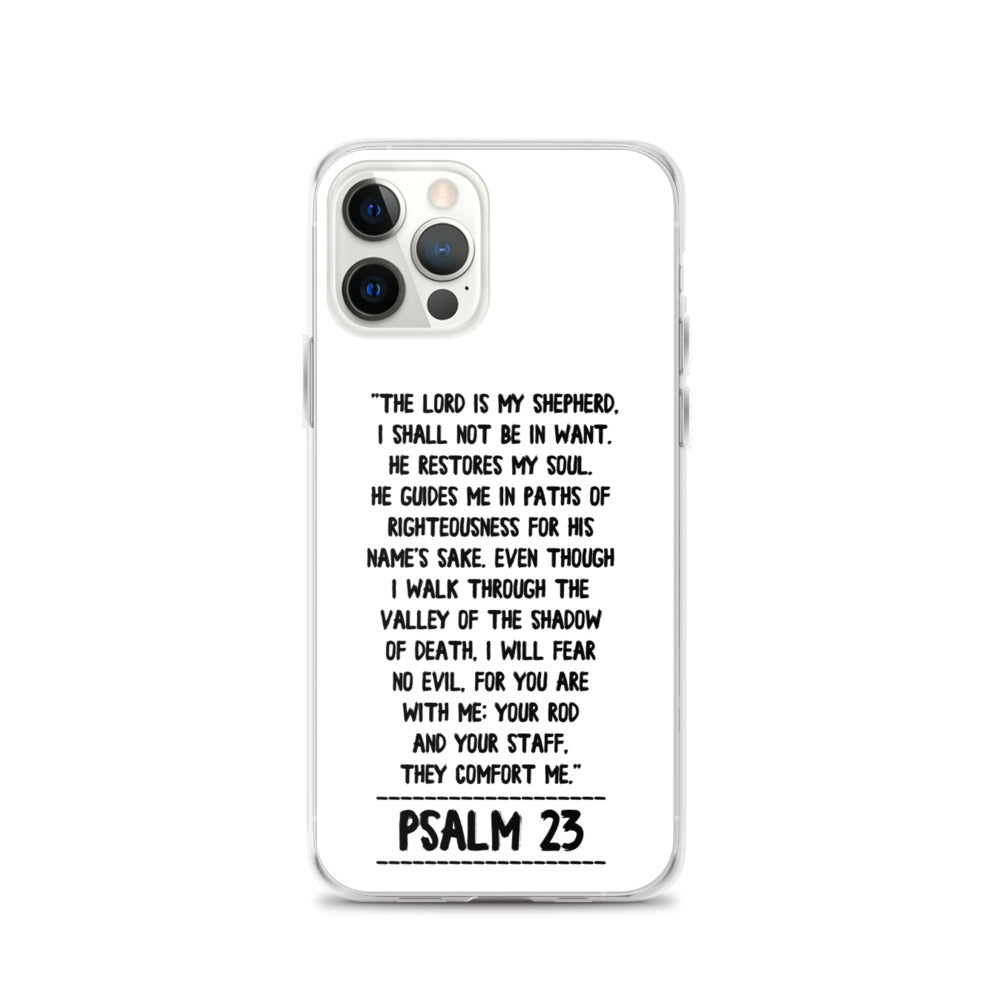 The Lord is my Shepherd Psalm 23 iPhone Hülle