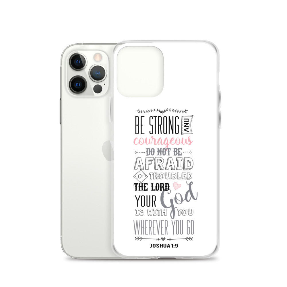 Josua 1:9 Sei mutig und stark - christliche iPhone Handyhülle