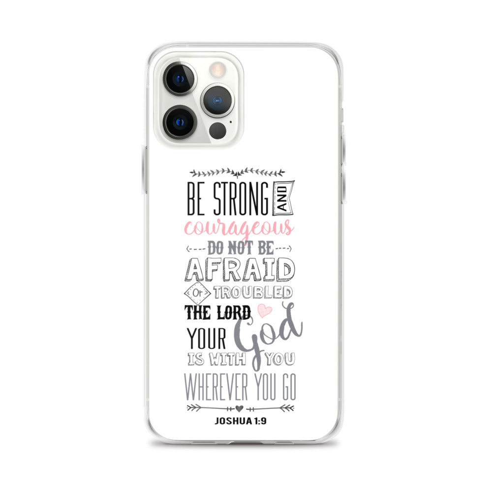 Josua 1:9 Sei mutig und stark - christliche iPhone Handyhülle