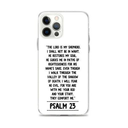 The Lord is my Shepherd Psalm 23 iPhone Hülle