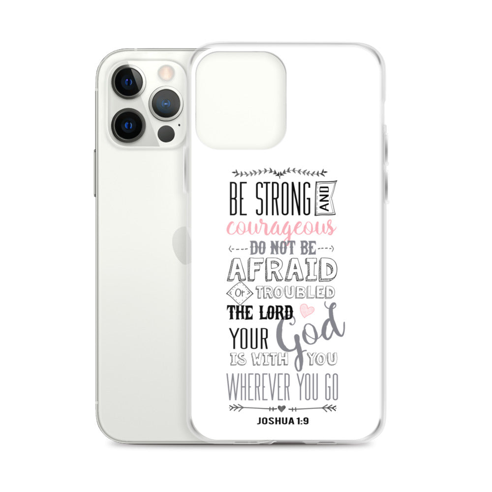 Josua 1:9 Sei mutig und stark - christliche iPhone Handyhülle