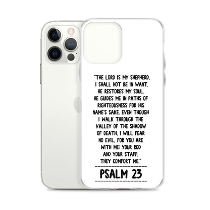 The Lord is my Shepherd Psalm 23 iPhone Hülle