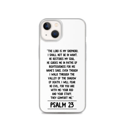 The Lord is my Shepherd Psalm 23 iPhone Hülle