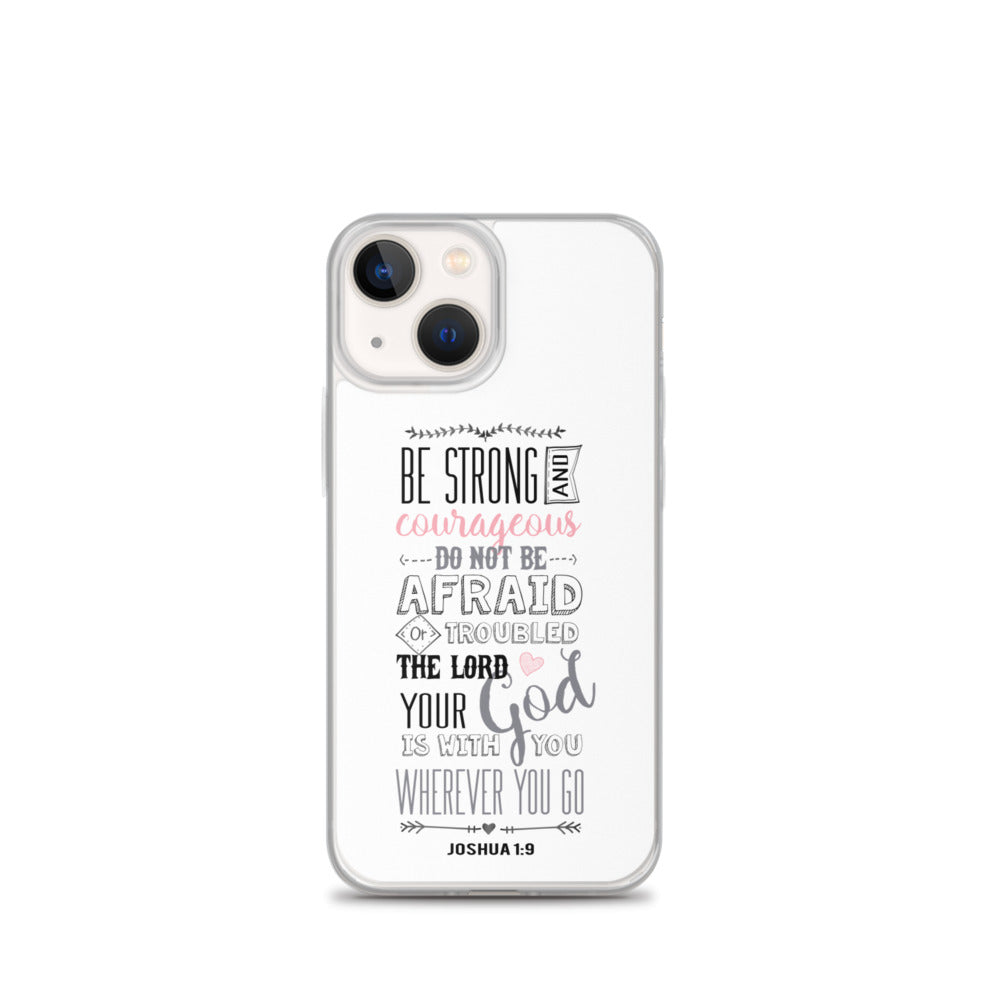 Josua 1:9 Sei mutig und stark - christliche iPhone Handyhülle