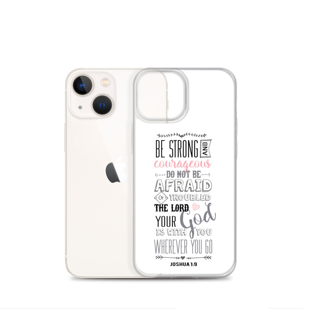 Josua 1:9 Sei mutig und stark - christliche iPhone Handyhülle