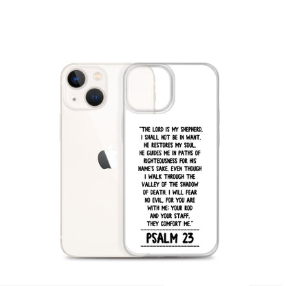 The Lord is my Shepherd Psalm 23 iPhone Hülle