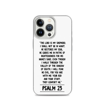 The Lord is my Shepherd Psalm 23 iPhone Hülle