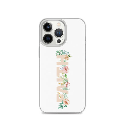Faith Floral Design - christliche iPhone Handyhülle