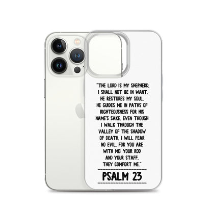 The Lord is my Shepherd Psalm 23 iPhone Hülle
