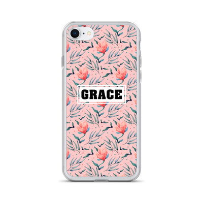 Grace Blumen Design iPhone Hülle - gesegnet