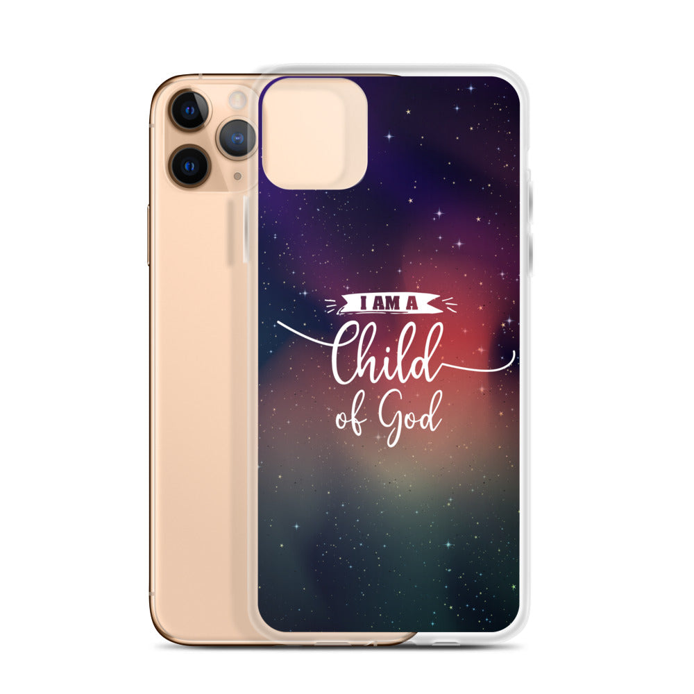 I am a Child of God Universe Design iPhone Hülle - gesegnet