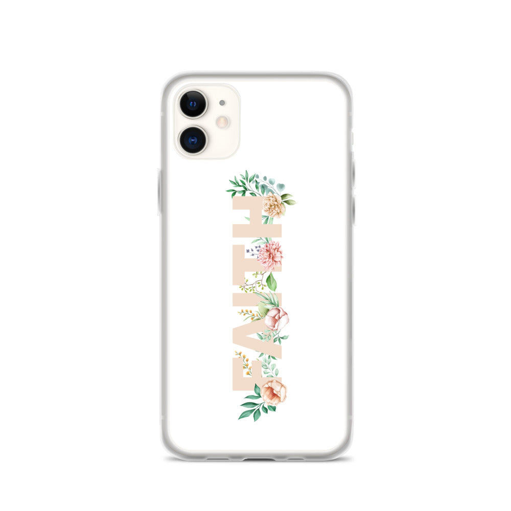 Faith Floral Design iPhone Hülle - gesegnet
